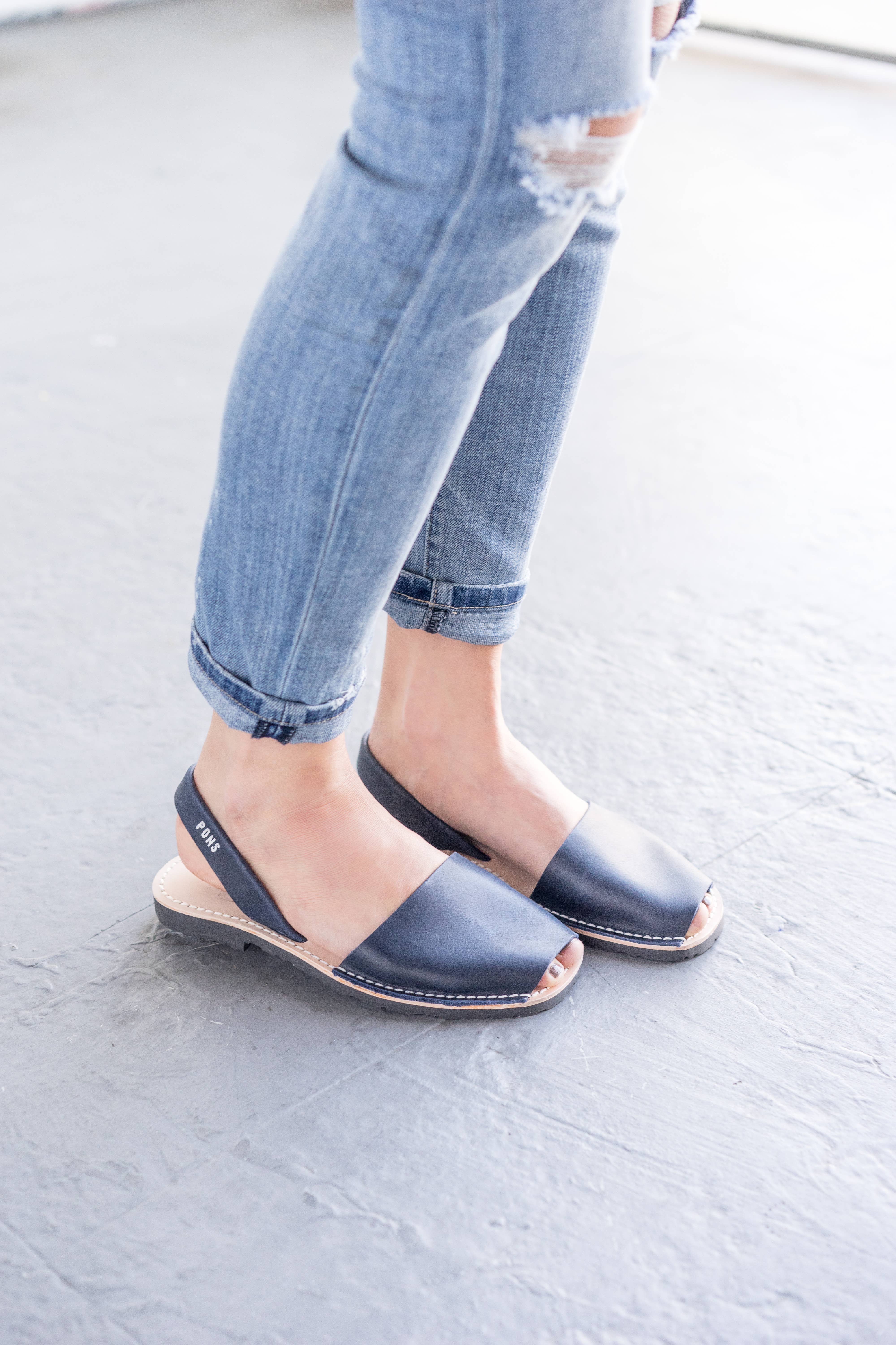 Pons - Wholesale Sandals - Women's - Pons Shoes - Classic Women - French Blue3