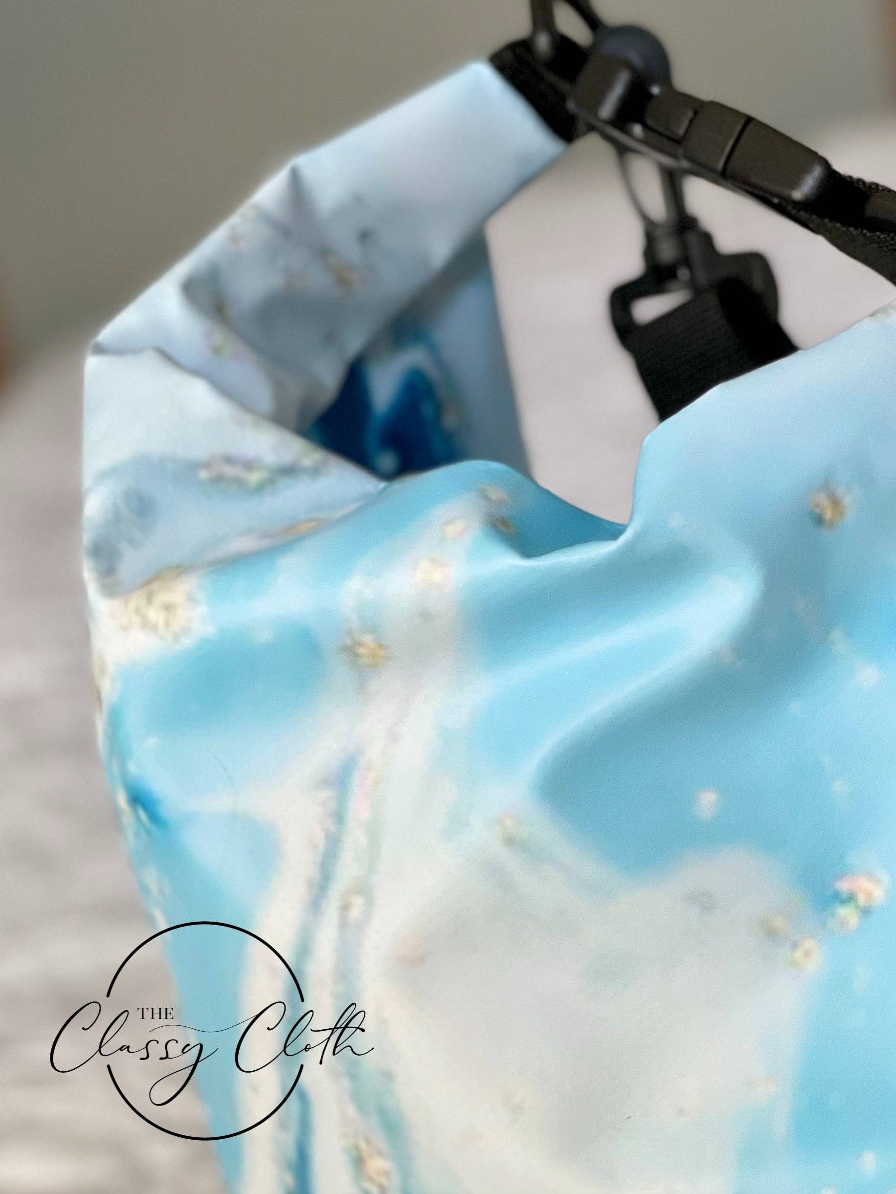 The Classy Cloth WS - Wholesale Beach Bag - 5L Waterproof Dry Bag - Blue Galaxy RTS4