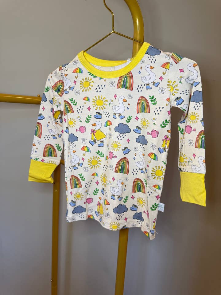 Rainy Days Girl Pant Set for wholesale by Elly & E Clothing Co.