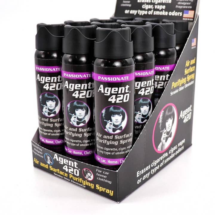 Home First - Venta al por mayor Ambientador - AGENT 420 Apasionate Aerosol purificador de aire0