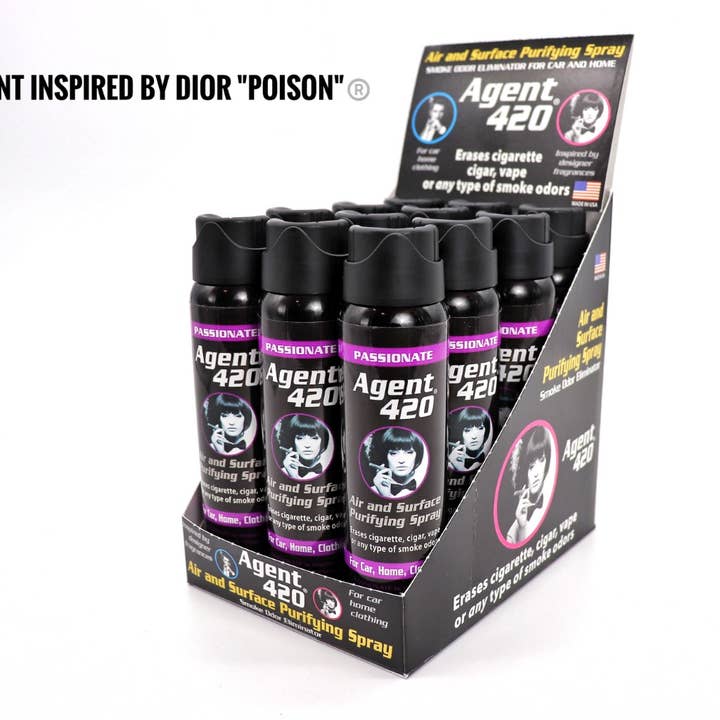 Home First - Wholesale Air Freshener - AGENT 420 Passionate Air Purifying Spray