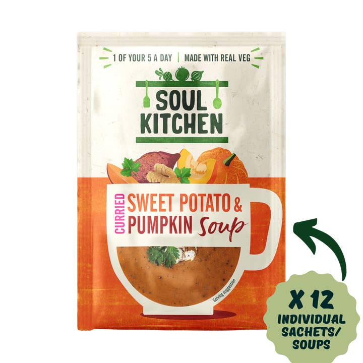 Soul Kitchen Soup - Wholesale Soup - Curried Sweet Potato & Pumpkin Soup (12 servings)0