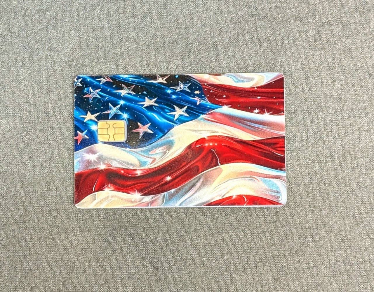 Snowfall Ridge LLC Accessories - Wholesale Sticker - Star Spangled Banner Credit/Debit Card Sticker, Skin, Cover0
