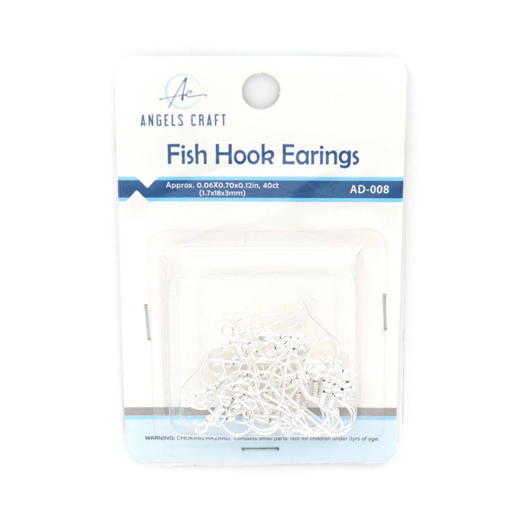 Angels Craft - Wholesale Craft Supplies - Alloy Fish Hook Earring 40ct (2 colors available)3