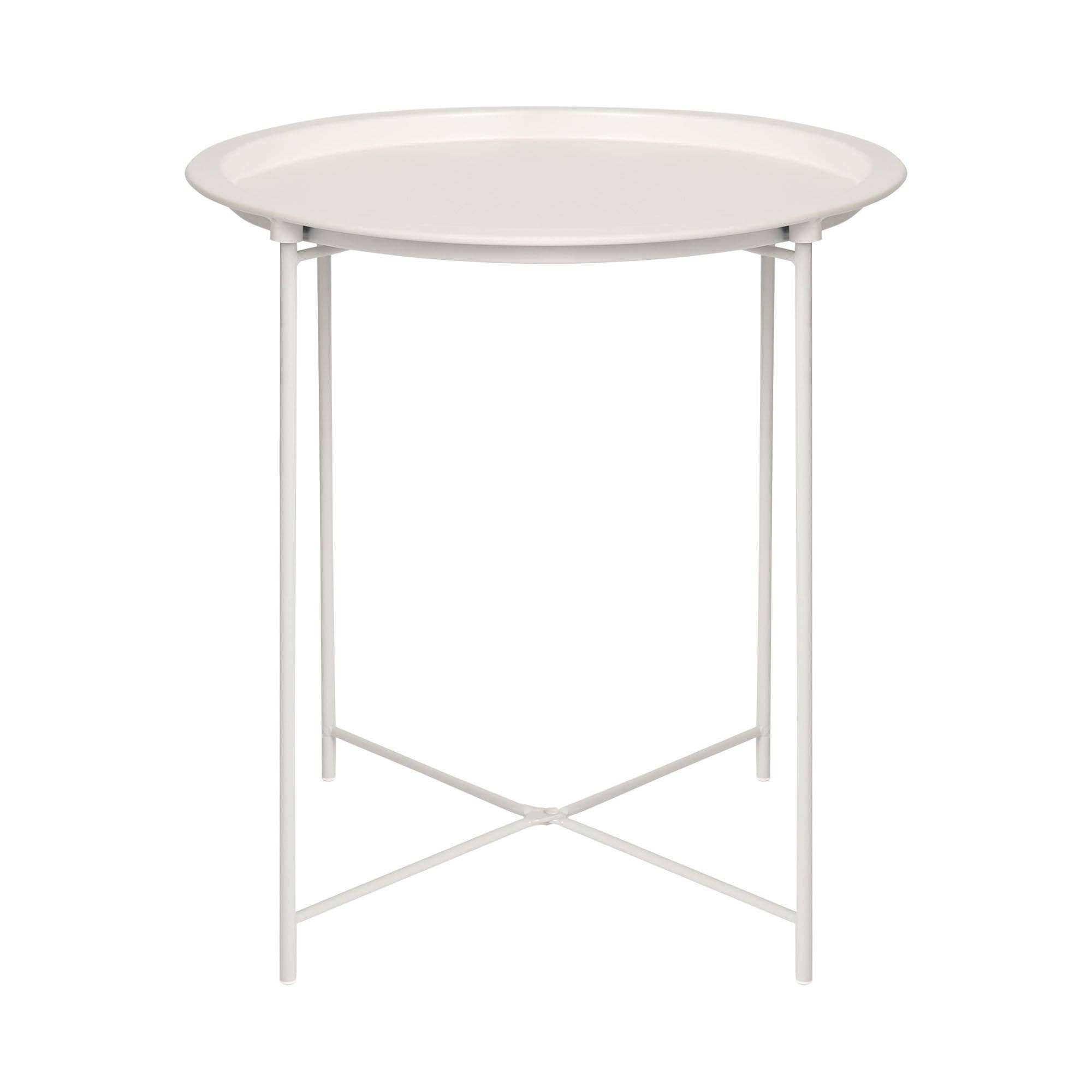 Rinkit Ltd – Großhandel Beistelltisch – Runder Tabletttisch aus Stahl – von Harbour Housewares7