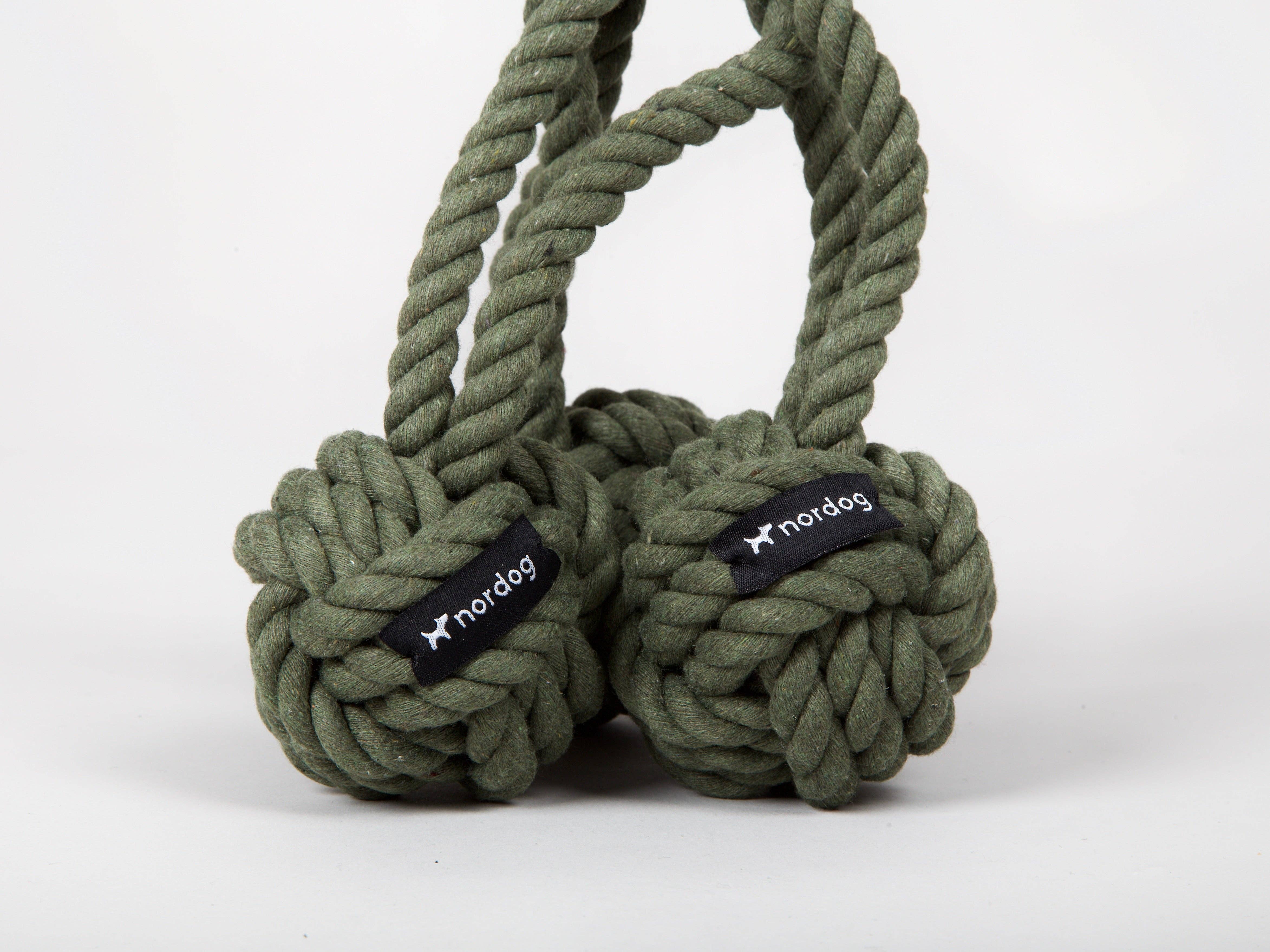 Nordog - Wholesale Pet Rope Toy - Dog - Original Rope Toy Olive2