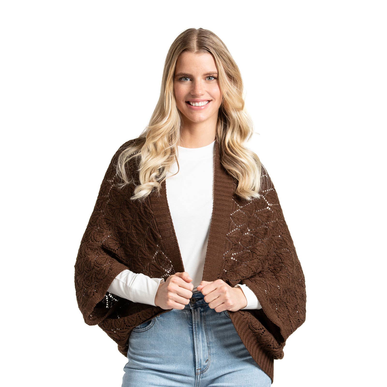 DM Merchandising - Wholesale Wrap - Women's - Britt's Knits Willow Convertible Shrug Open Stock5