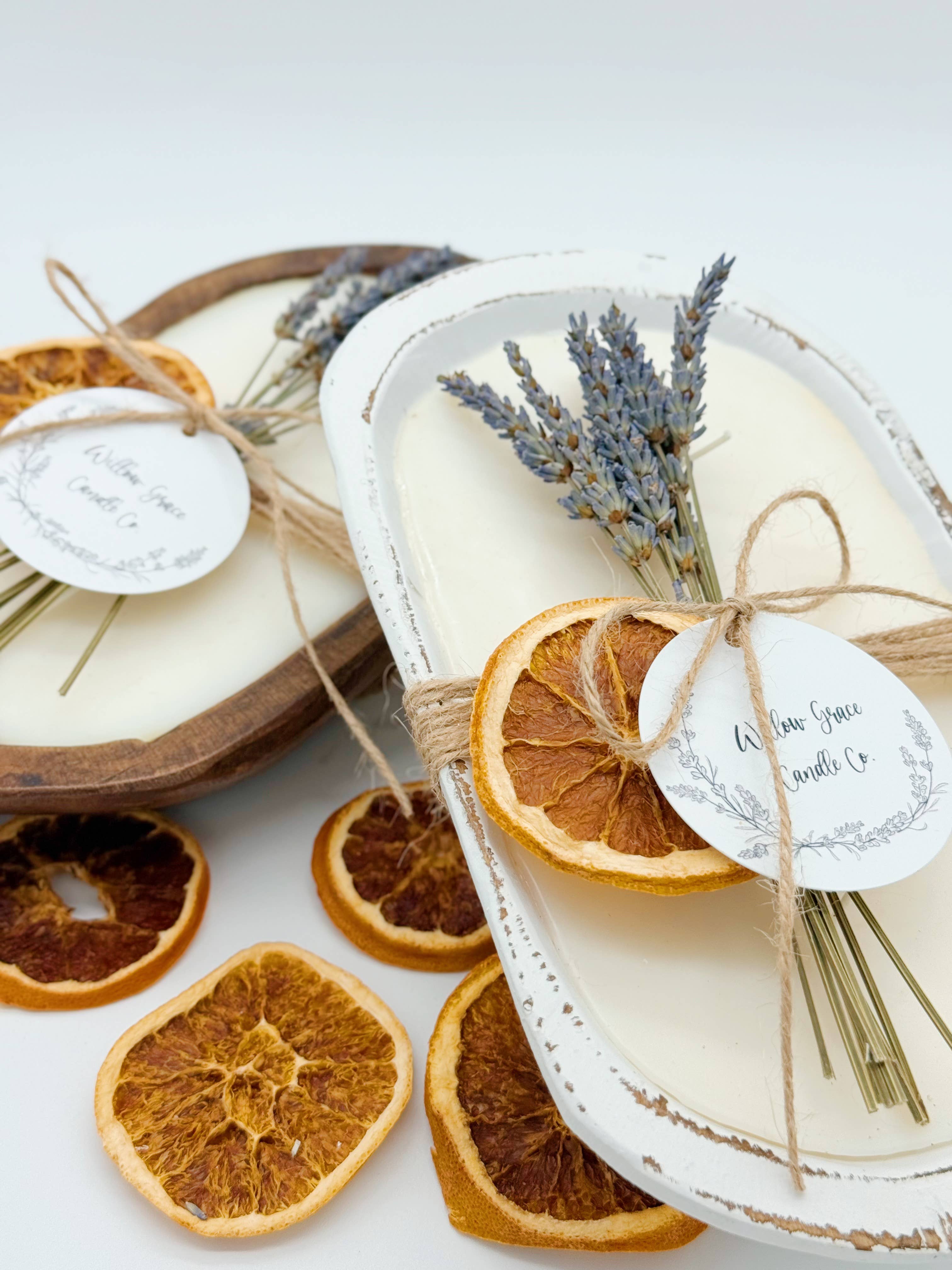 Willow Grace Candle Co - Wholesale Jar/Filled Candle - Summer Citrus Petite Dough Candle5