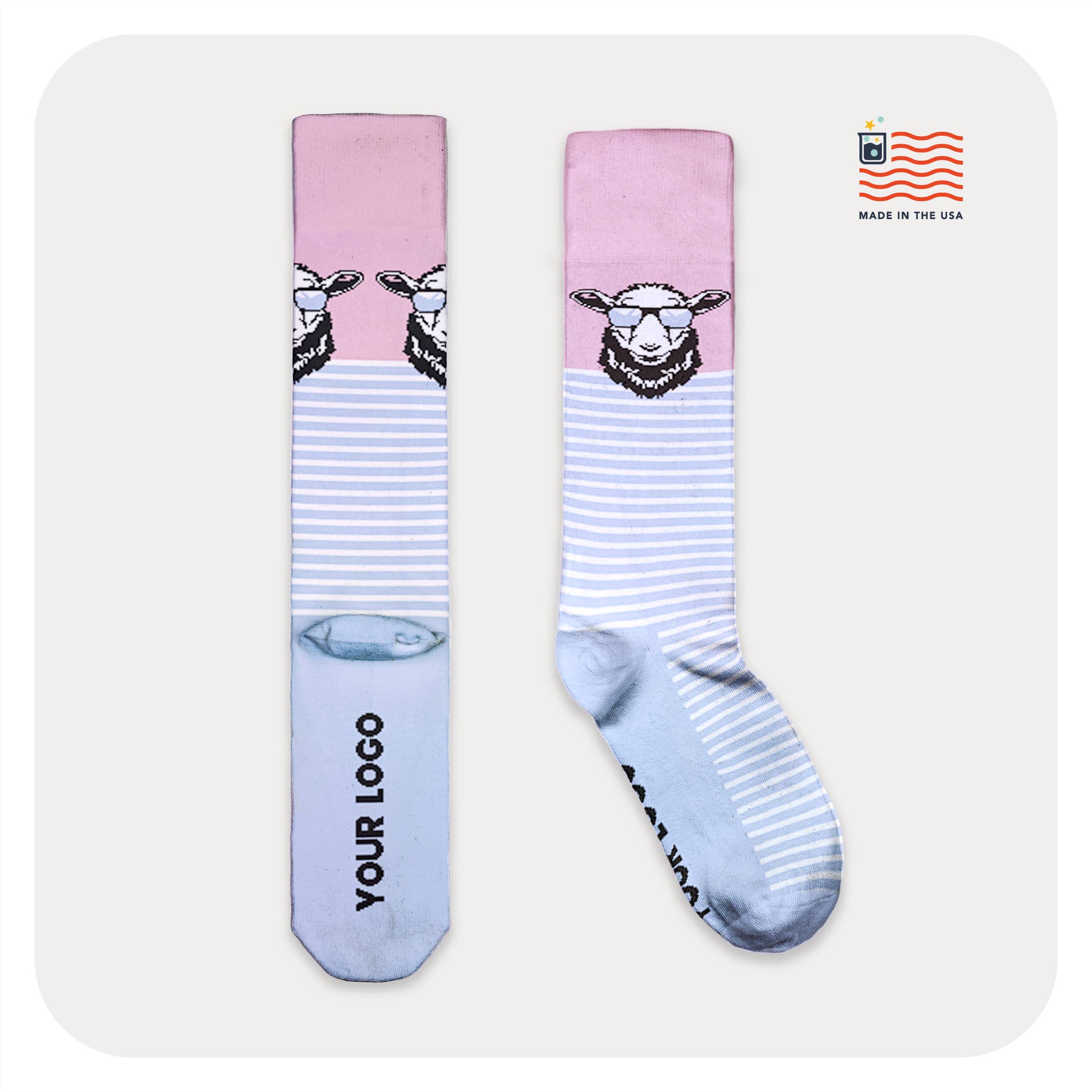 Custom Sock Lab - Wholesale Socks - Unisex - Cotton Dress Sock