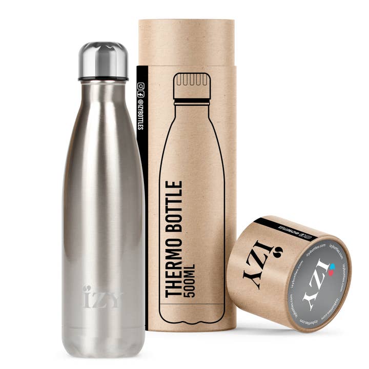 IZY - Original Insulated Bottle - Silver - 500ml for wholesale by Izy