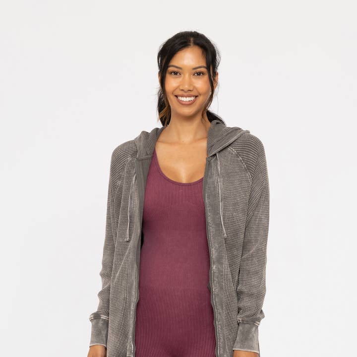 Oversized Mineral-Washed Zip-Up Hooded Jacket and other Purchase Wholesale zip up jackets. Free Returns & Net 60 Terms on Faire trending on Faire.