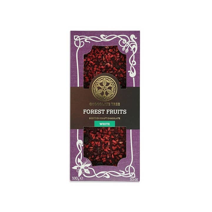 Chocolate Tree by Choco Dealer - Wholesale Chocolate Bar - CHOCOLATE TREE - forest fruit 40% white - organic chocolate