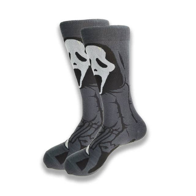 Shady Front - Wholesale Socks - Unisex - Scream "Ghostface" Inspired Socks