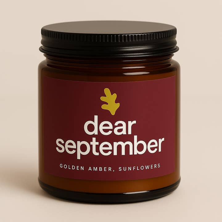 Dear September for wholesale by Kelp House Candle Co.