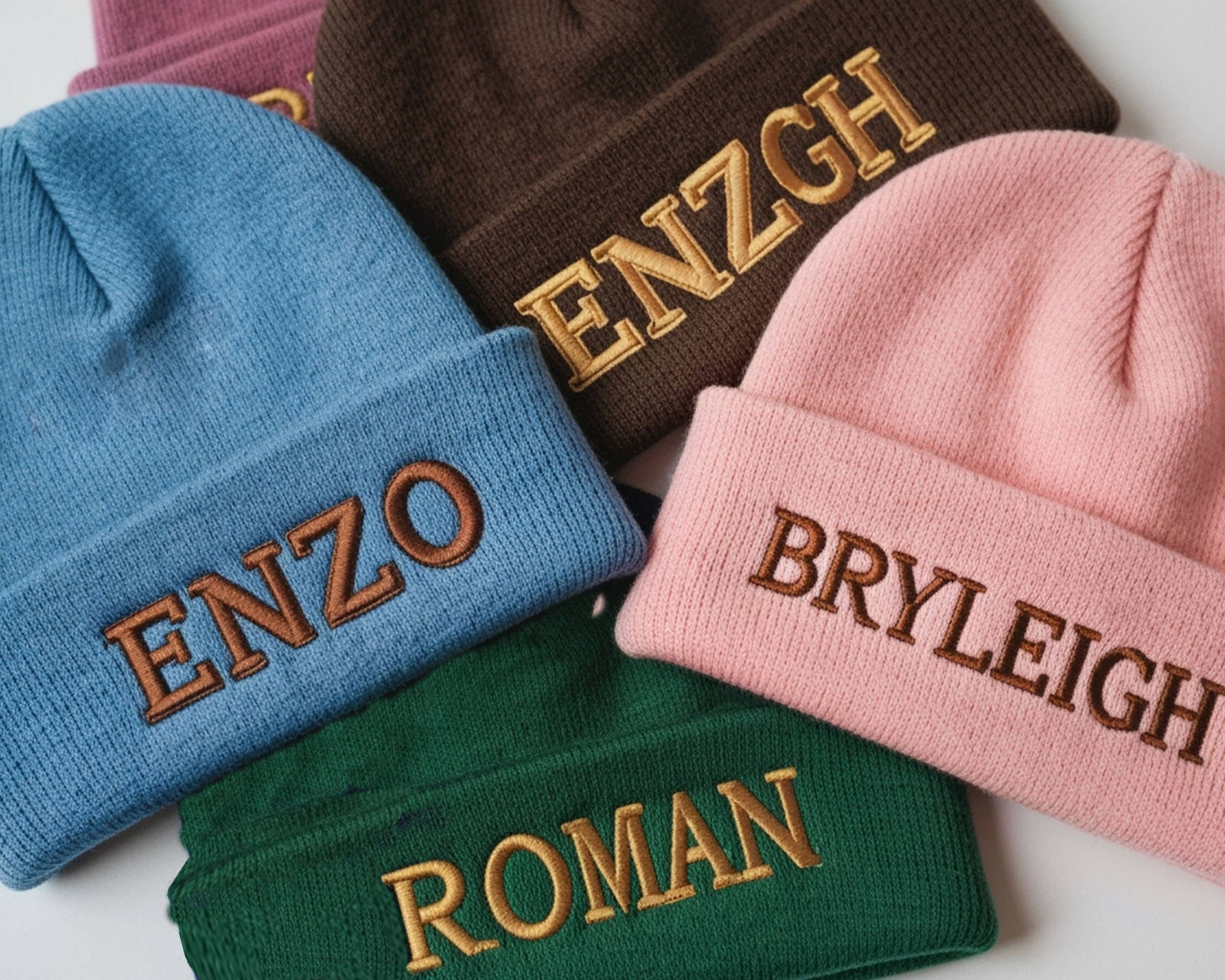 The Blissful - Wholesale Beanie – Unisex - Personalized Embroidered Beanie Embroidered Beanie Hats