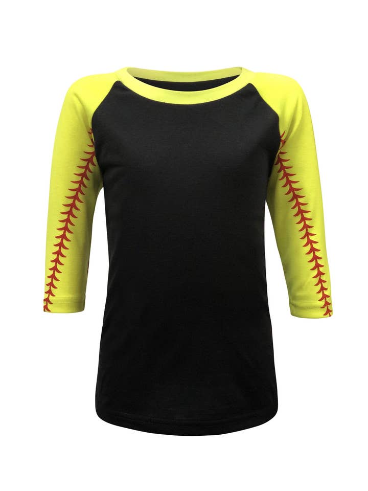 ILTEX Apparel - Wholesale T-Shirt - Kids - Softball Sleeve Raglan Kids