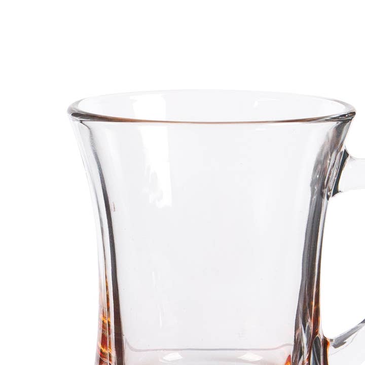 Rinkit Ltd - Wholesale Coffee Mug - 225ml Zen+ Multicolour Base Glass Coffee Mug - By LAV6