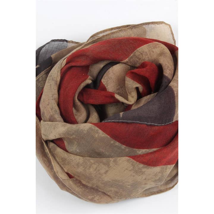 Castanho 4 de Julho American Flag Print Scarf para venda a revendedores na Faire5