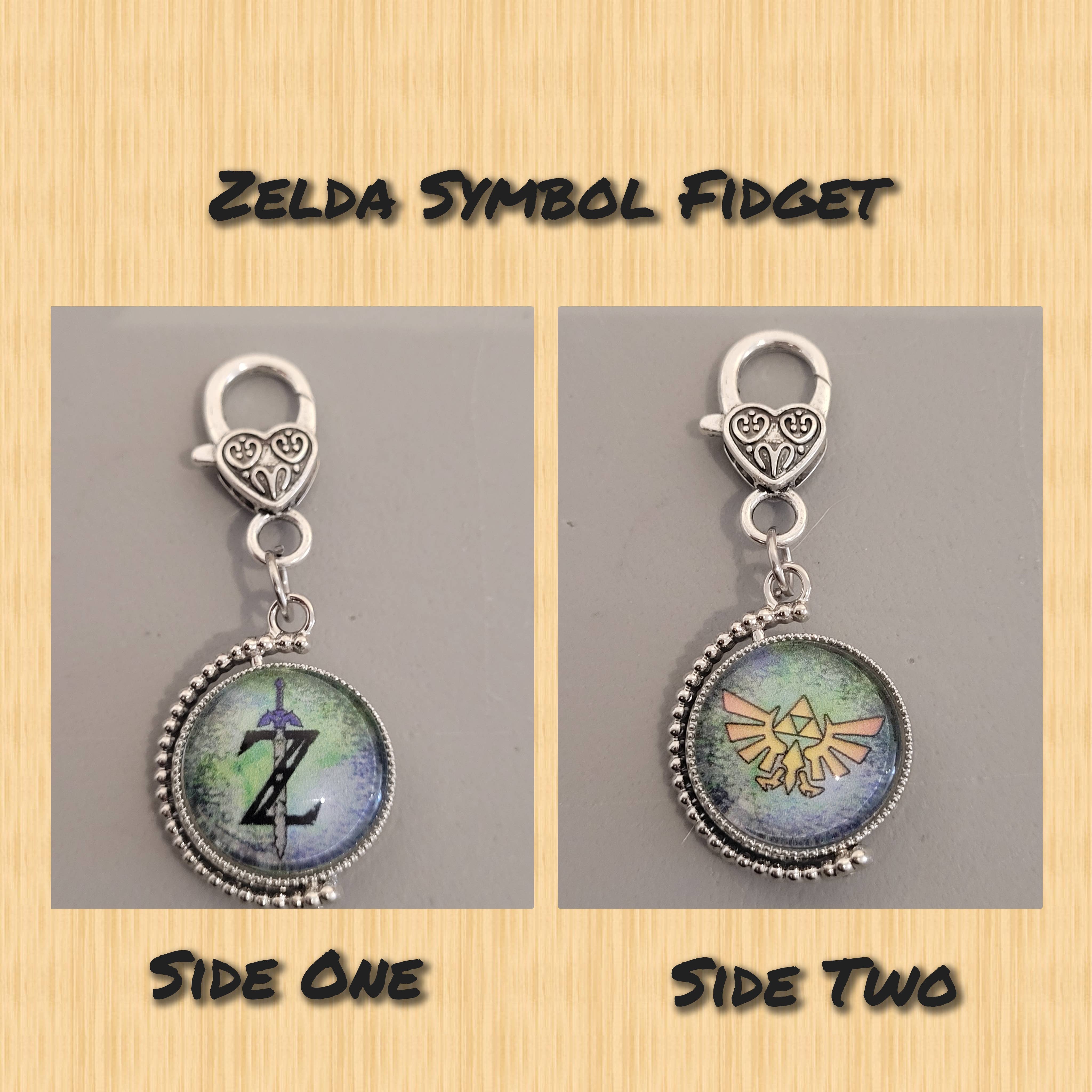 Con-Quest Crafts – wholesale Keychain – Unisex – Gaming Inspired Fidget Charms double-sided  keychain5