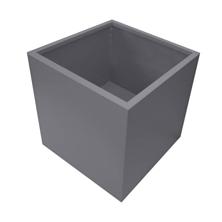 KHOMO GEAR – wholesale Kruka – Modern galvaniserad metallkruka - fyrkantig form