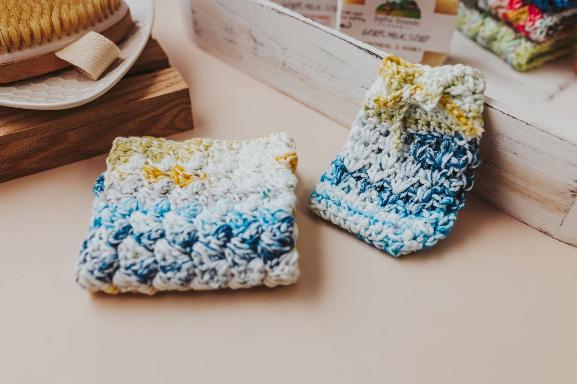 Joyful Sounds Farm - Wholesale Wash Cloth - Hand Crocheted Wash Cloth or Dish Cloth6