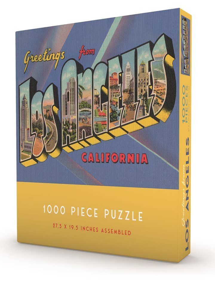 Greetings from Los Angeles Puzzle 1000 Pieces for wholesale by Gibbs Smith