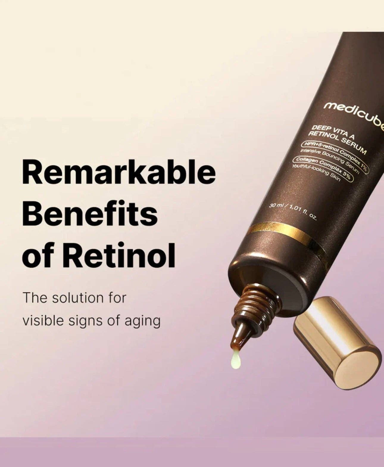 Beauty of Joseon, ANUA, COSRX, SKIN1004, Lilyfield - Wholesale Facial Serum/Concentrate - Medicube Deep Vita A Retino Serum 30ml1