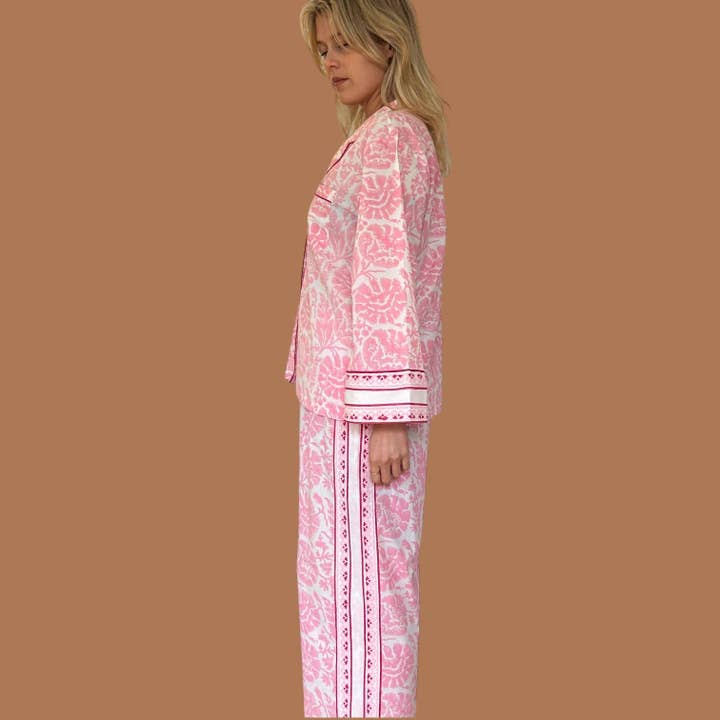 Retreat Myself - Wholesale Sleepwear set – Women's - Strawberry Fields Pyjamas Long Line4