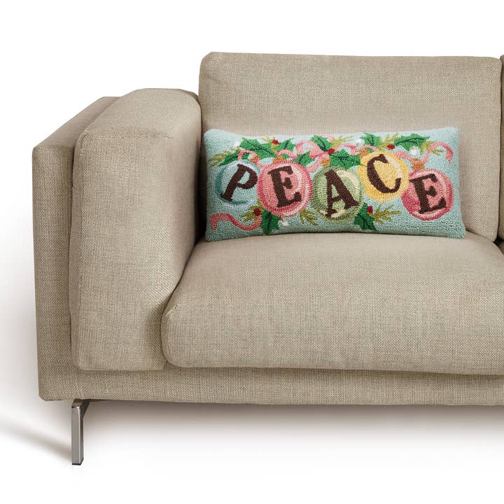 Peking Handicraft - Wholesale Throw/Decorative Pillow - Peace Ornament Hook Pillow