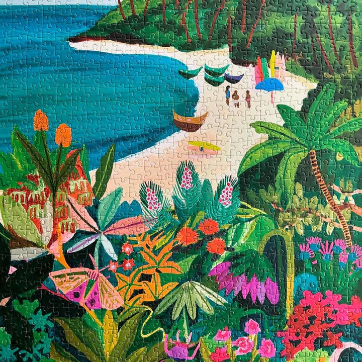Hebe Studio - Wholesale Puzzle - Adult - Beach Butterfly Jigsaw Puzzle 1000 pc