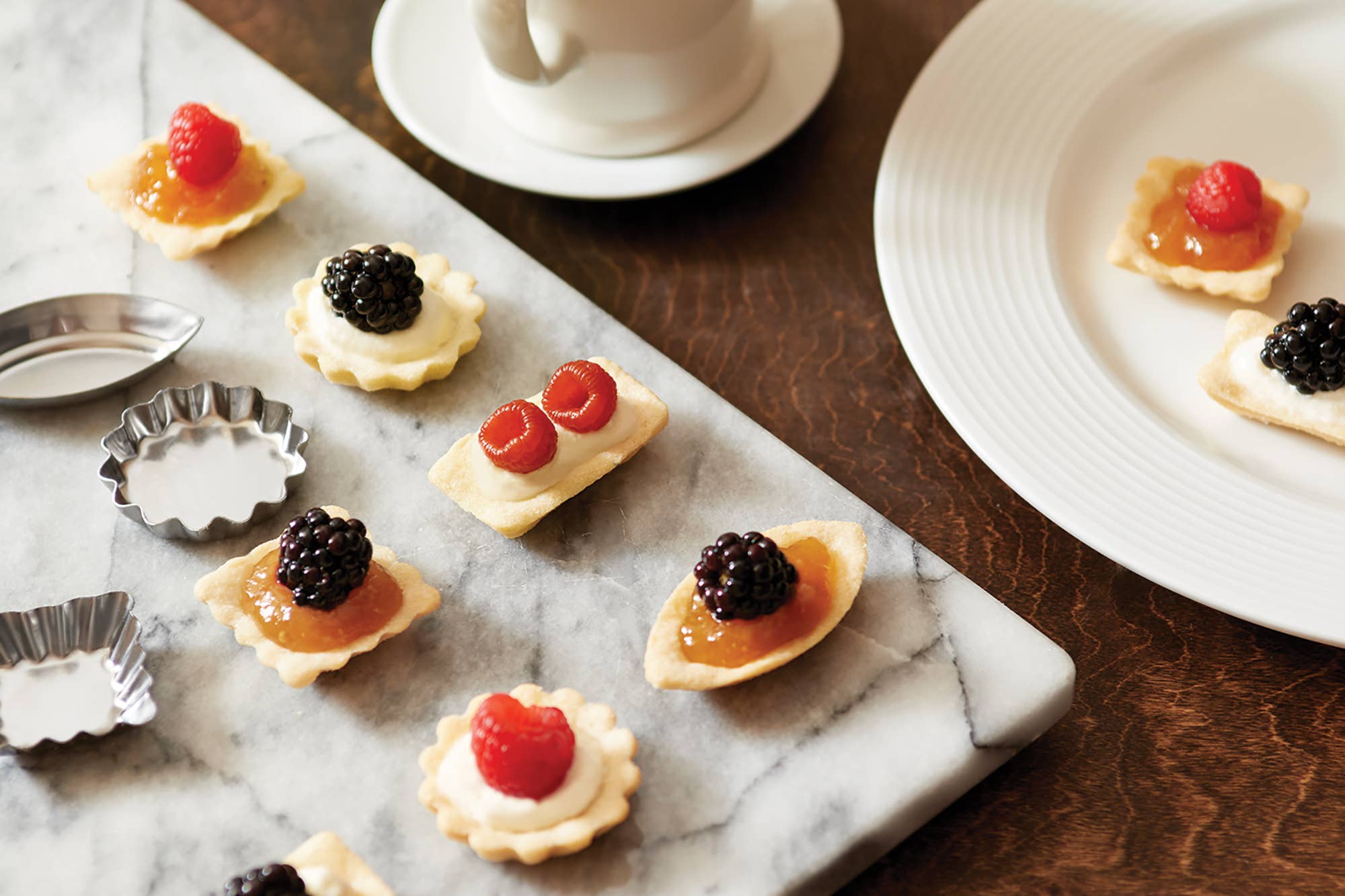 Fox Run Brands - Venta al por mayor Molde para tartas - Set de 36 moldes mini tartaletas de acero esmaltado Fox Run2