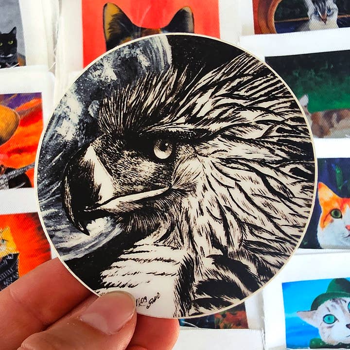 Night Guard Vinyl Sticker for wholesale by MeerCatArt