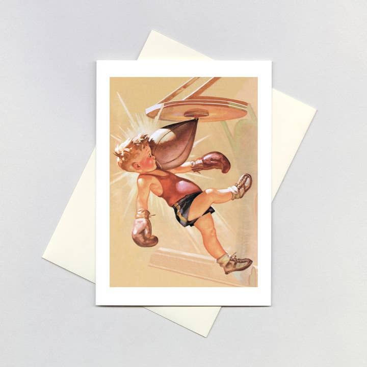 Roll With The Punches - Get Well Card for wholesale by Laughing Elephant