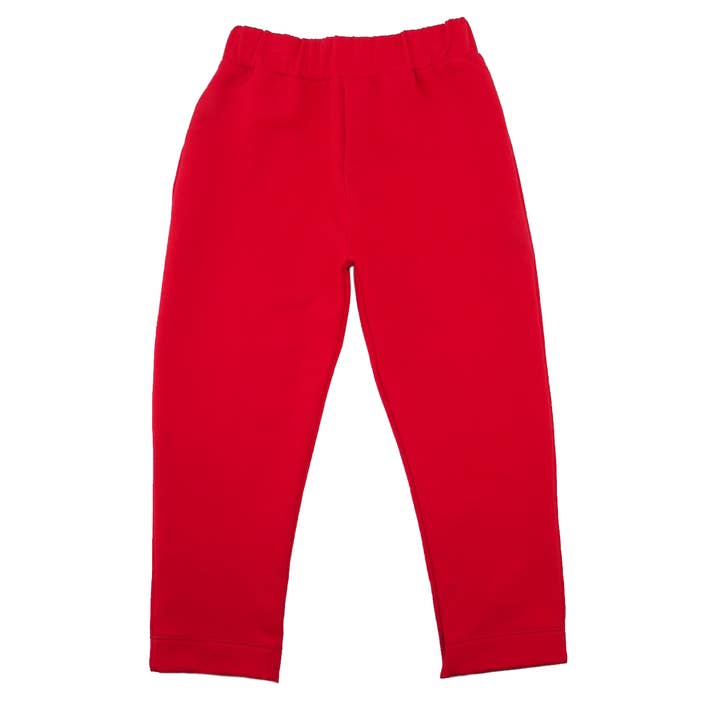 BOY-Hipster Sweat Pant-True Red for wholesale by Lemon Loves Lime