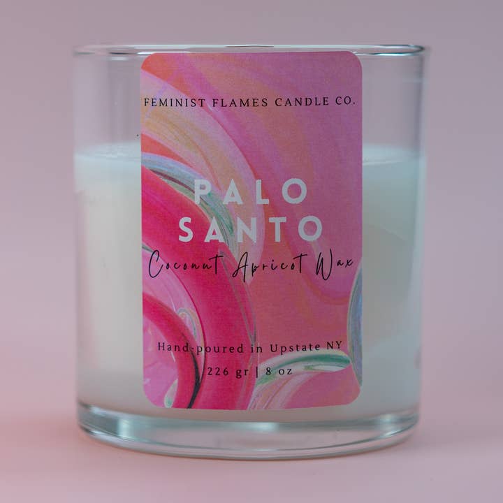Palo Santo for wholesale by Feminist Flames Candle Co.
