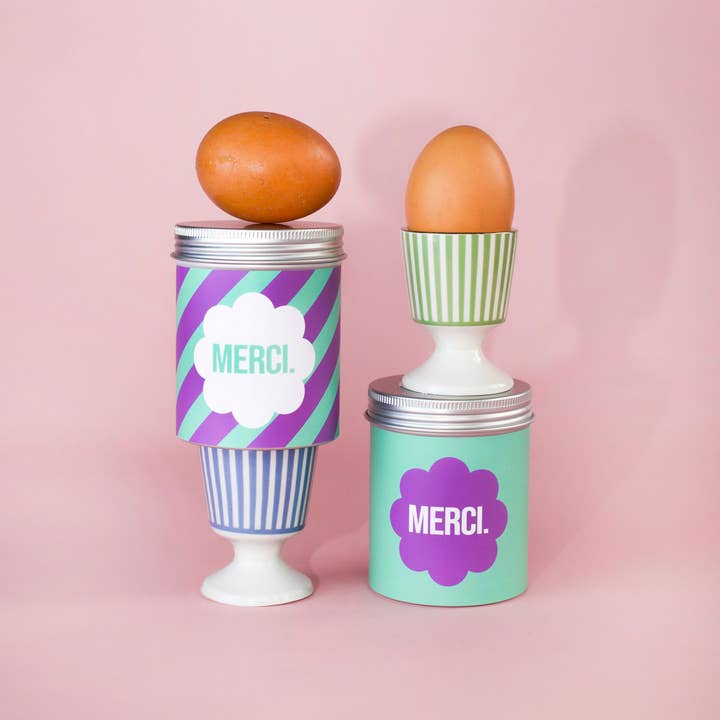 Vegane Kerze - Sojawachs - Duo Merci für den Großhandel von MARGO