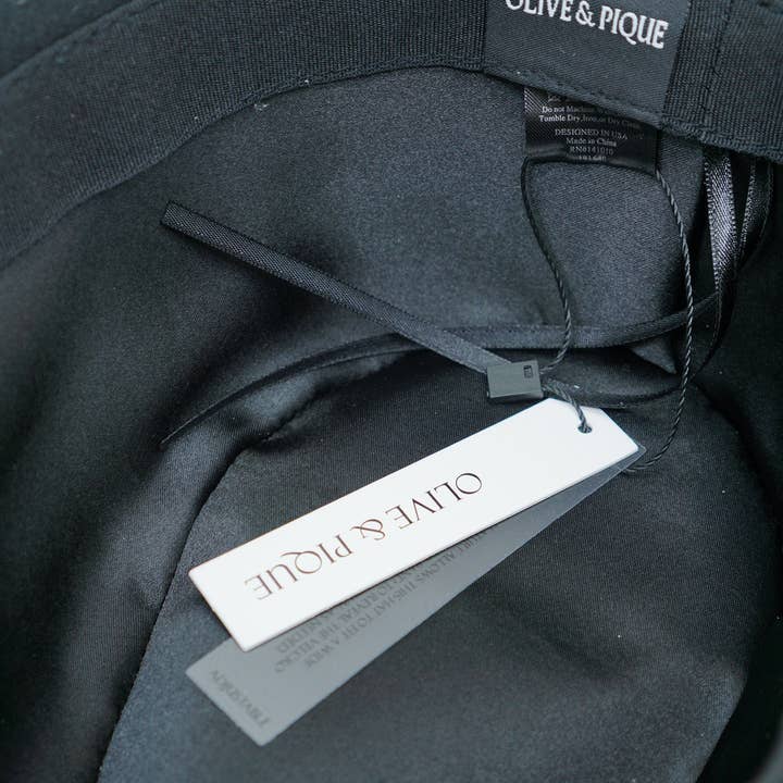 Olive & Pique - Wholesale Fedora - Women's - Feather Boho Trim 100% Wool Felt Rancher Hat, Black3