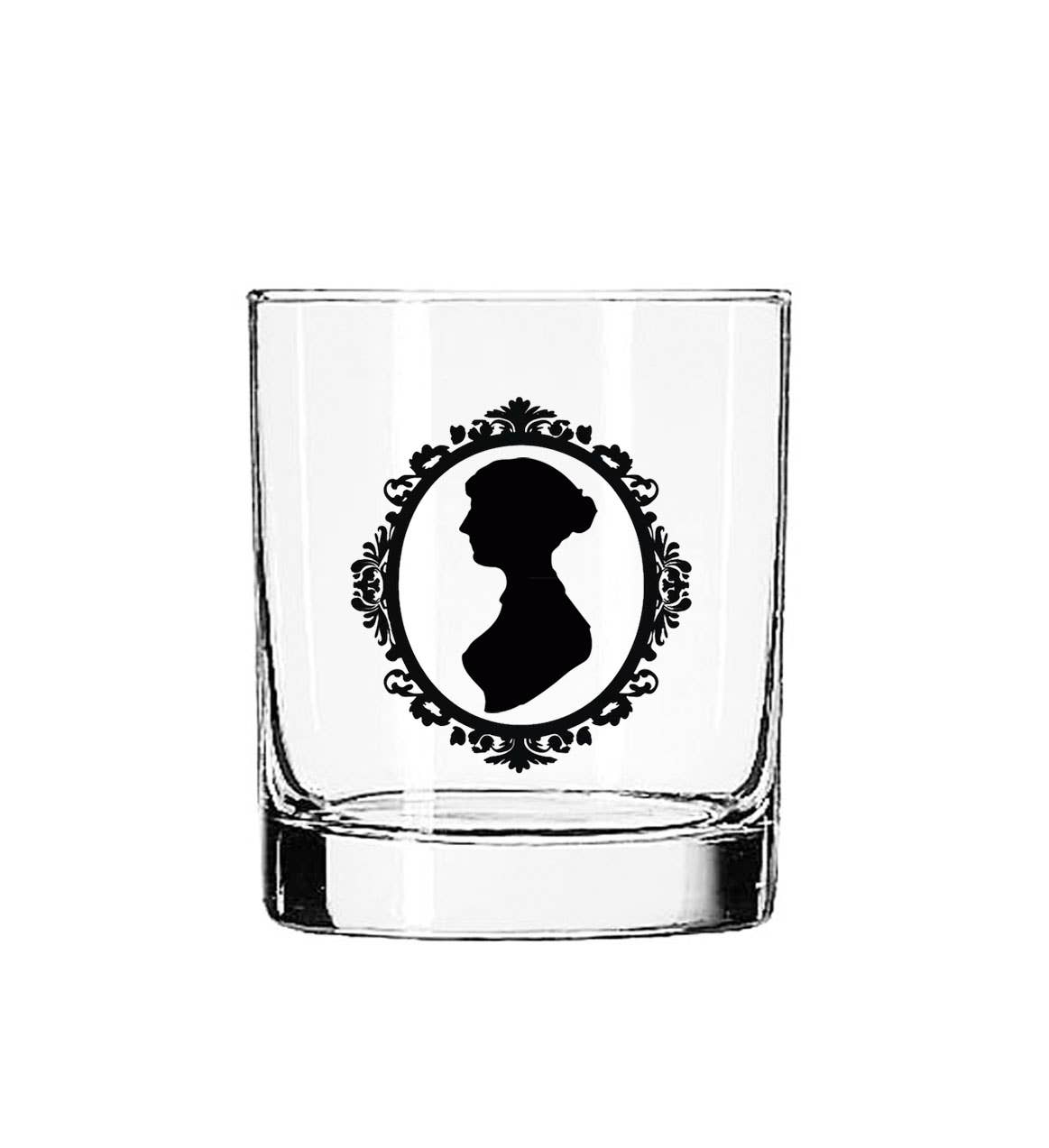 Fly Paper Products - Wholesale Cocktail/Liquor Glass - Jane Austen Sassy Sobriety Quote Glass Tumbler