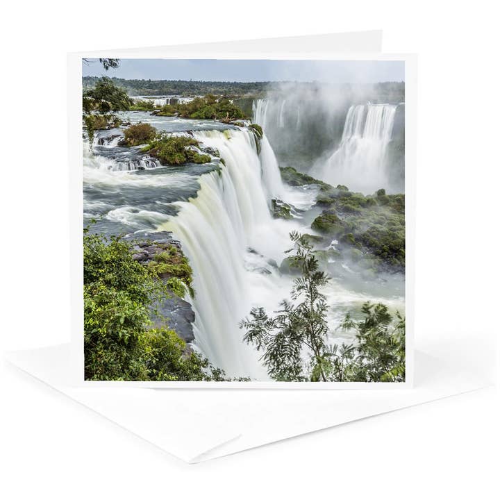 3dRose, Brasilien, Iguazu-vandfaldene. Landskab med vandfald., Kort for engroshandel hos 3dRose