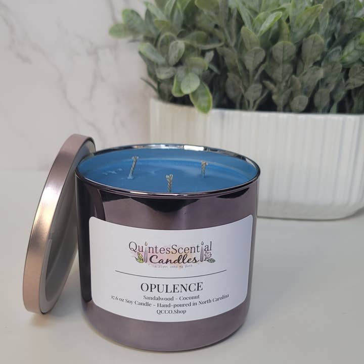 Opulence Soy Candle for wholesale by QuintesScential Candles
