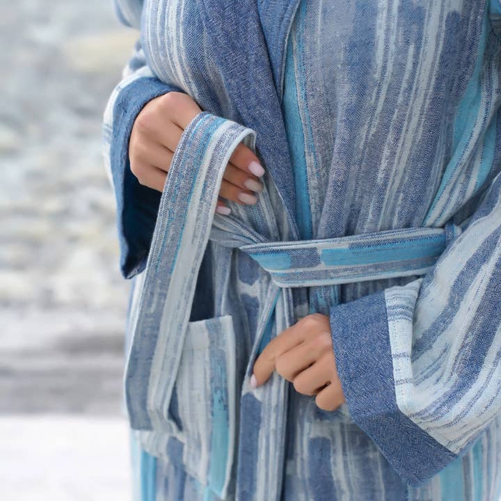 Bagno Milano - Vente Peignoir – femme - Collection de peignoirs et ponchos en peshtemal bio Bagno Milano33