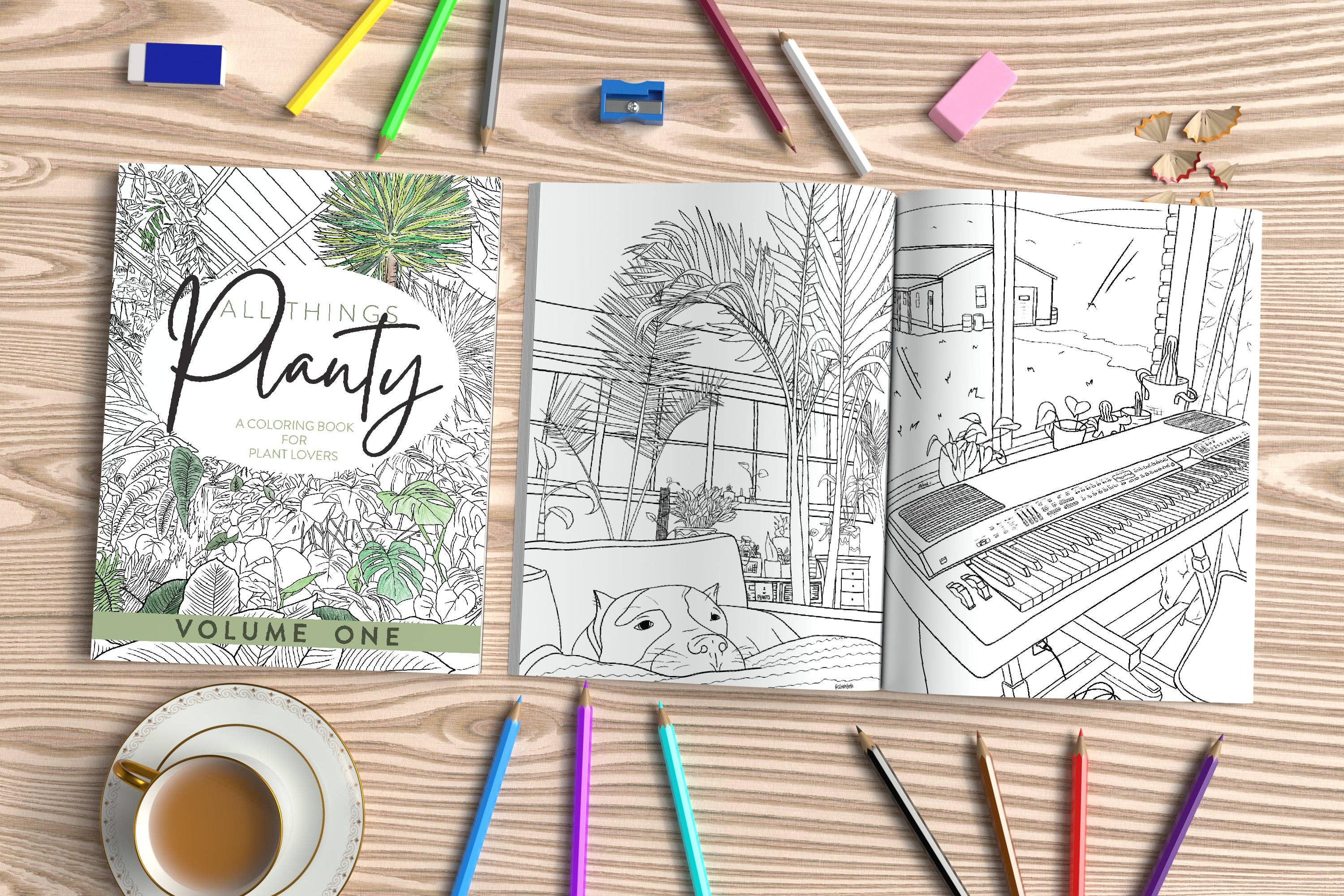 For the Love of Foliage - Wholesale Coloring & Activity Book - Adult - All Things Planty - A Coloring Book for Plant Lovers, Vol 1.3