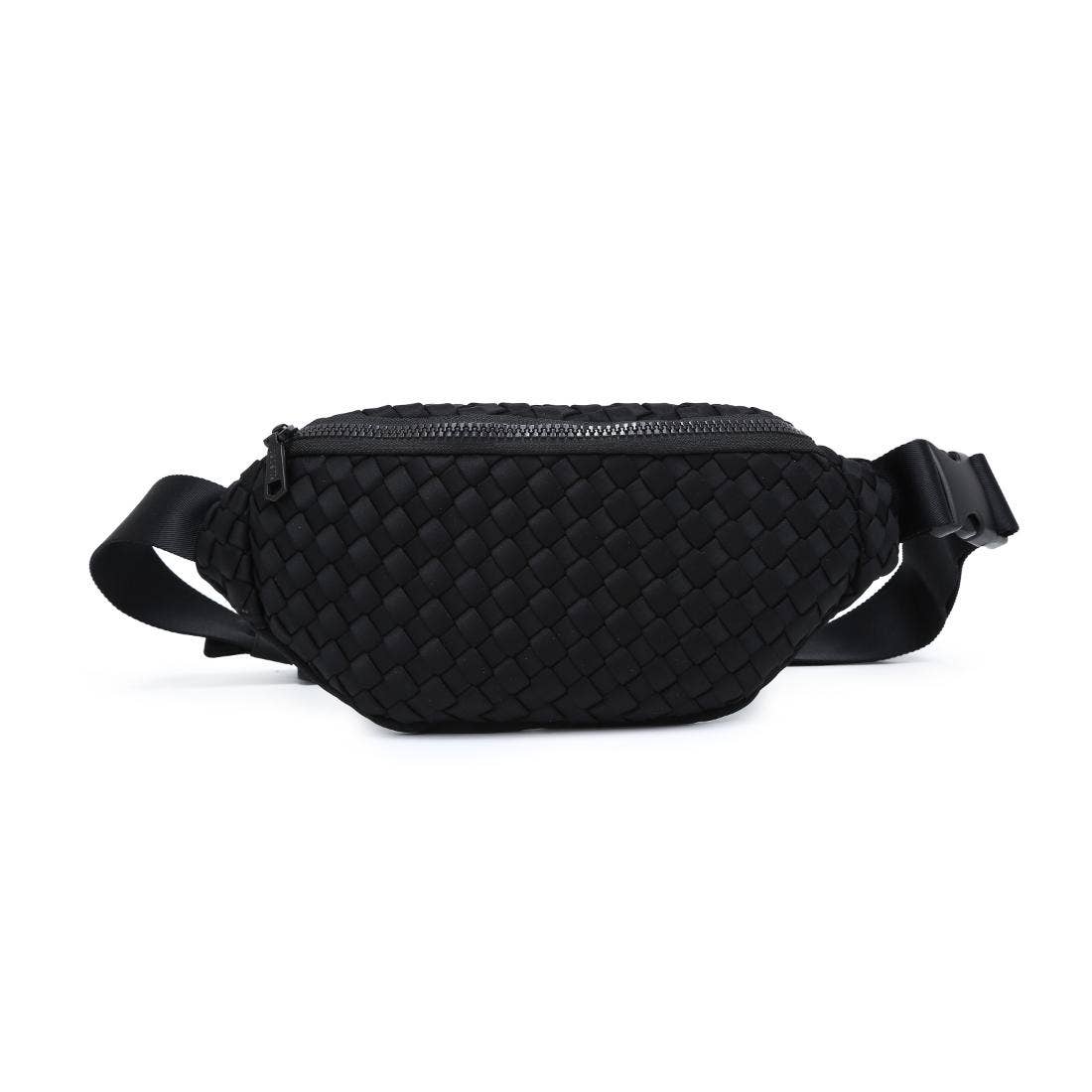 Sol and Selene - Wholesale Belt Bag - Women's - Aim High Woven Neoprene Belt Bag4