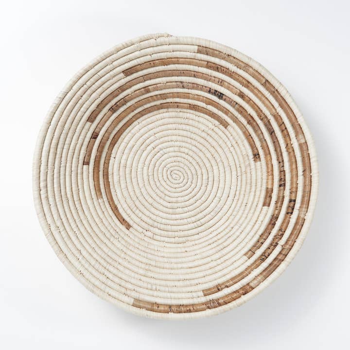 Cesta grande Breaking Waves ~ Banana Fiber para venta al por mayor de MAADILI COLLECTIVE