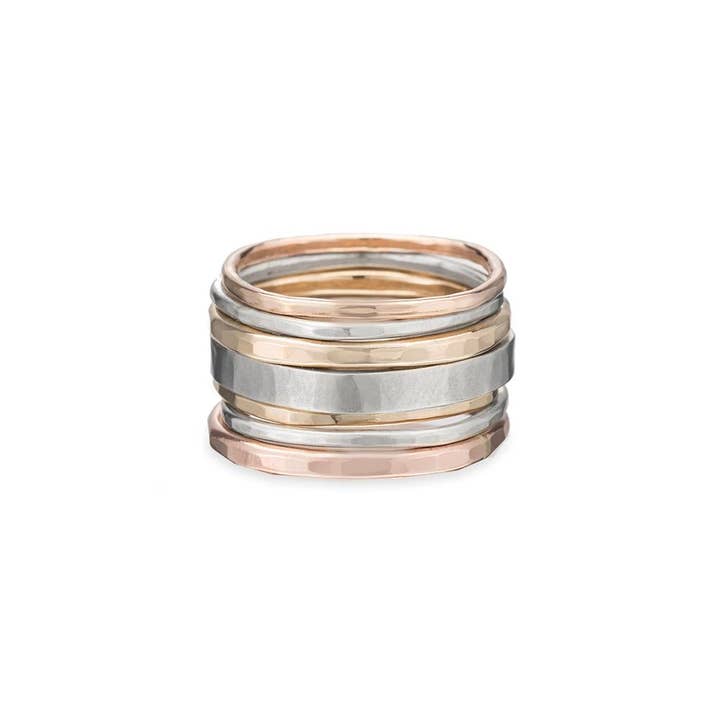 Colleen Mauer Designs - Wholesale Band/Stacked Ring - The Hayes Valley Ring Set