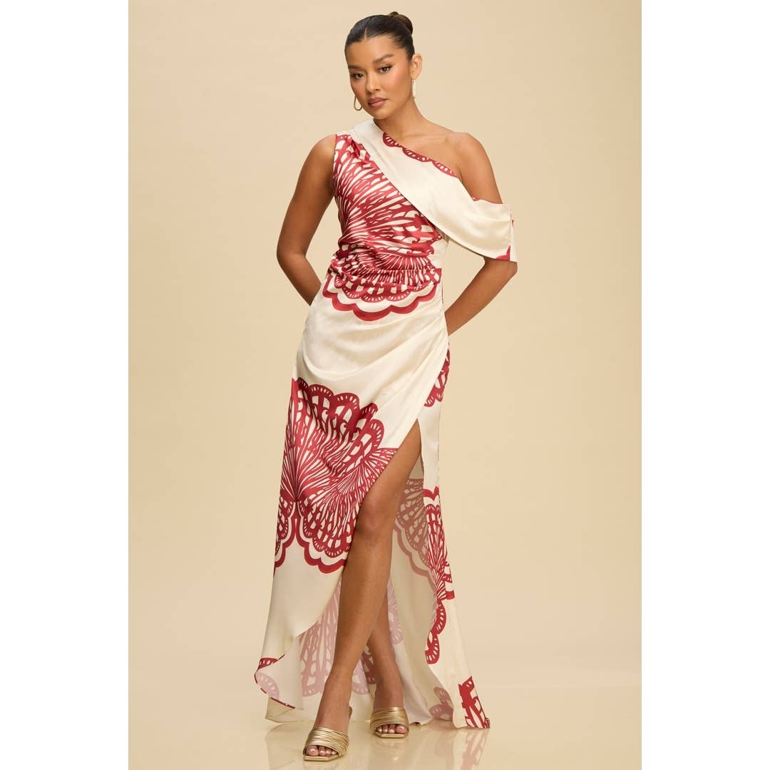 Luxxel – wholesale Dress – Women's – ARIA OFF/S MAXI DRESS2