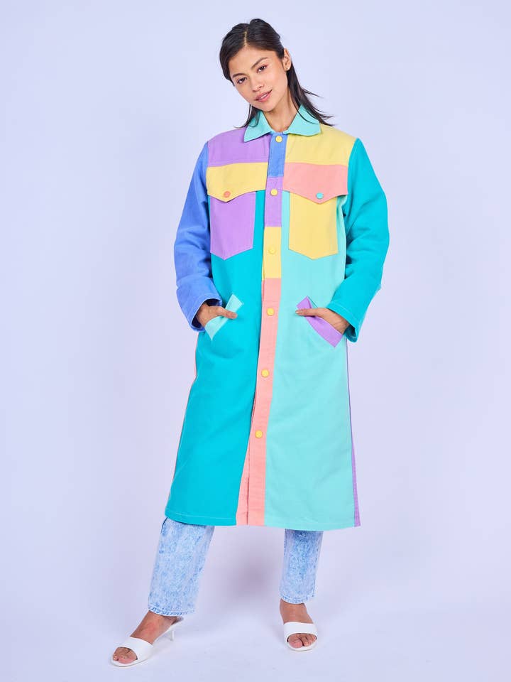 Stellar Night Denimfrakke for engroshandel hos Mokuyobi