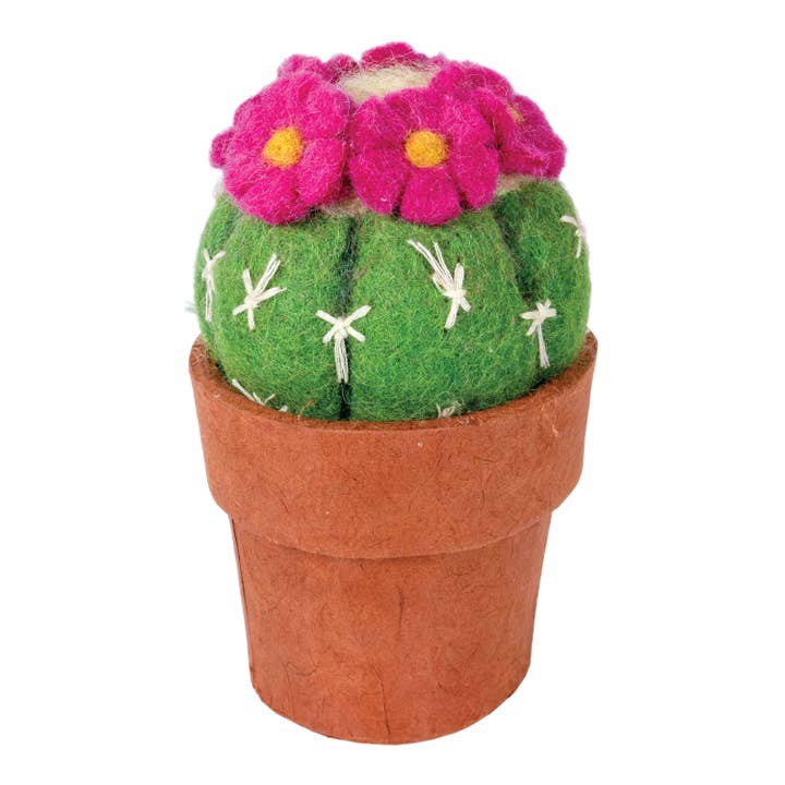 dZi Handmade - Wholesale Decorative Tabletop Object - Small Pincushion Cactus