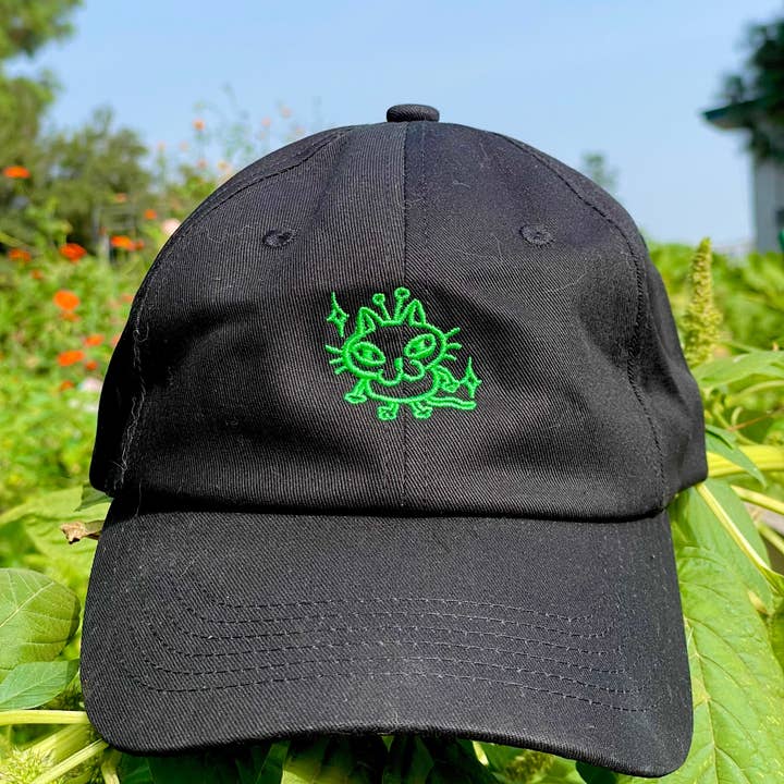 coralroot - Wholesale Baseball Cap - Unisex - Alien Cat Dad Hat0