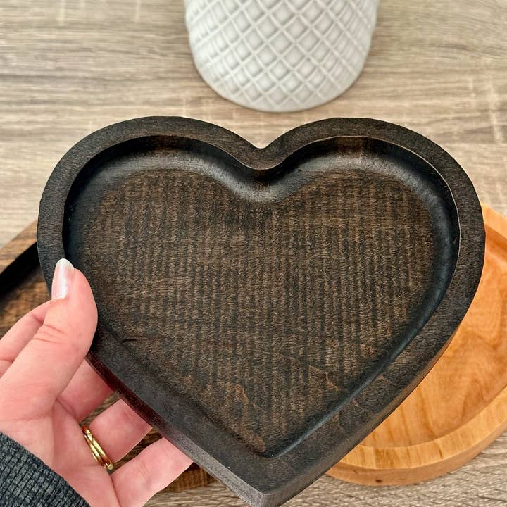 Third Eye Creation Company - Wholesale Decorative Tray - Valentine’s Heart Tray, Wooden Jewelry Dish, Gift for Her5